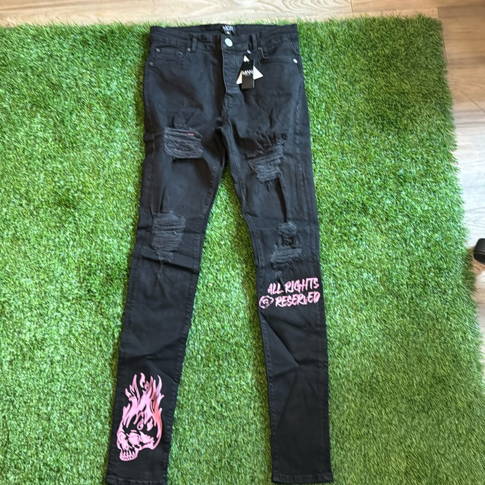 Boohoo man Black Pants Never Worn Still With Tags
